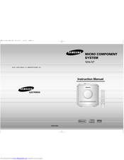 Samsung MM-X7 Instruction Manual