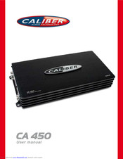 Caliber CA 450 User Manual