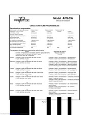 Prestige APS-33a Installation Manual