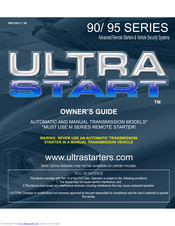 Ultra Start 95 SERIES Owner's Manual