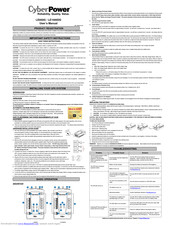 CyberPower LE1000DG User Manual