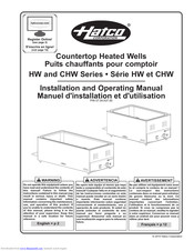 Hatco CHW-43 Installation And Operating Manual