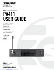 Shure PA411 User Manual