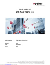 Peiker LTE-NAD v1140 series User Manual
