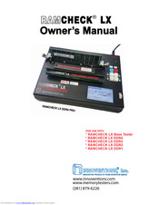 Innoventions RAMCHECK LX Base Tester Owner's Manual