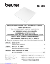 Beurer GS 226 Instruction Manual