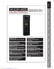 Konig GAMX360-BACKP3 Manual