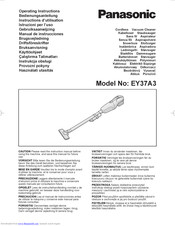 Panasonic EY37A3 Operating Instructions Manual