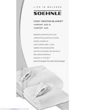 Soehnle COSY HEATING BLANKET Operating Instructions Manual