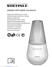 Soehnle VALENCIA Operating Instructions Manual