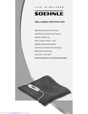 Soehnle 68003 Operating Instructions Manual
