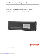 kunzel TS 614 Installation And Operating Manual