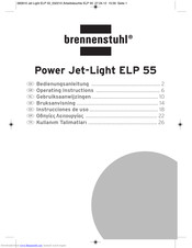 brennenstuhl Power Jet-Light ELP 55 Operating Instructions Manual