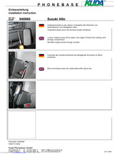 Kuda 045060 Installation Instruction