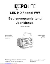 Expolite led22940 User Manual