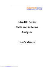 ShinewayTech CAA-100 Series User Manual