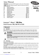 Invacare Matrx PB Elite PBE User Manual