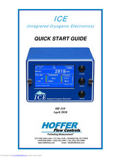 Hoffer Flow Controls Integrated Cryogenic Electronics HP-319 Quick Start Manual