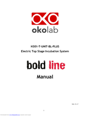 Okolab H301-T-UNIT-BL-PLUS Manual
