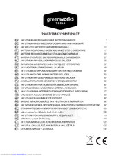 GreenWorks Tools 29837 Original Instructions Manual