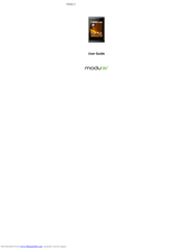 MODU W User Manual