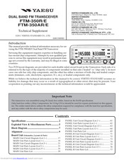 Yaesu FTM-350AE Technical Supplement
