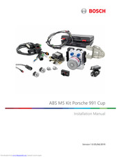 Bosch ABS M5 Kit Porsche 991 Cup Installation Manual