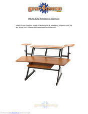 Gear4music PW-255 Assembly Instructions Manual