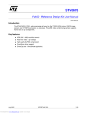 STMicroelectronics STV-676/501C-R01 User Manual