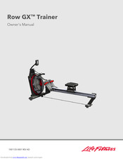 Life Fitness Row GX Owner's Manual