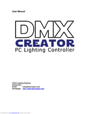 VXCO Lighting Systems DMXCreator512Basic User Manual