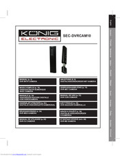 Konig SEC-DVRCAM10 Manual