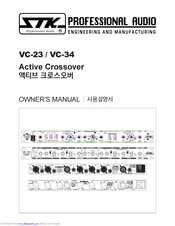 STK Professional Audio VC-23 Owner's Manual