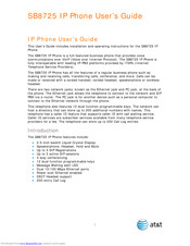 AT&T SB8725 User Manual