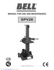 Bell SPV26 Manual For Use And Maintenance