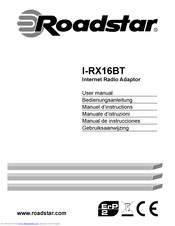 Roadstar I-RX16BT User Manual