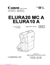Canon ELURA10 A Service Manual