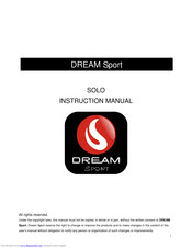 DREAM Sport SOLO Instruction Manual