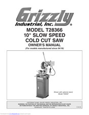 Grizzly T28366 Owner's Manual