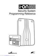 Cooper Security i-on40 Programming Reference Manual