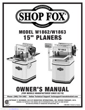 Woodstock W1863 Owner's Manual