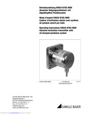 Camille Bauer KINAX N702-INOX HART Operating Instructions Manual