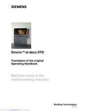 Siemens Sinorix al-deco STD Operating Handbook