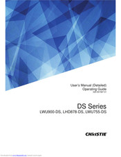 Christie LWU900-DS User Manual