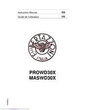 Bertazzoni PROWD30X Instruction Manual