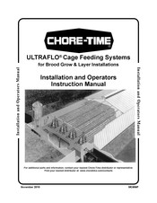 Chore-Time ULTRAFLO Series Installation And Operators Instruction Manual