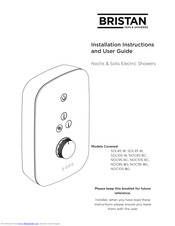 Bristan SOL85 W Installation Instructions And User Manual