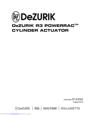 Dezurik POWERRAC R3 Installation And Operation Manual