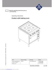 MKN HLEHEV4EB Operating Instructions Manual