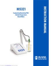 Hanna Instruments HI5321 Instruction Manual